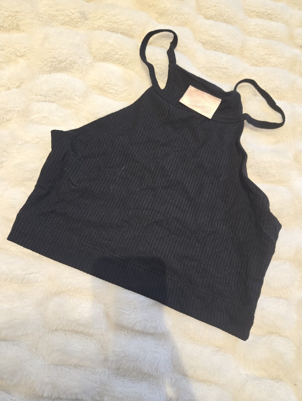 Two (2) Stillwater [Large] Ribbed Crop Racerback Tank Bundle Athleisure Lounge